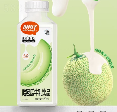 明好哈密瓜牛乳飲品招商420ml